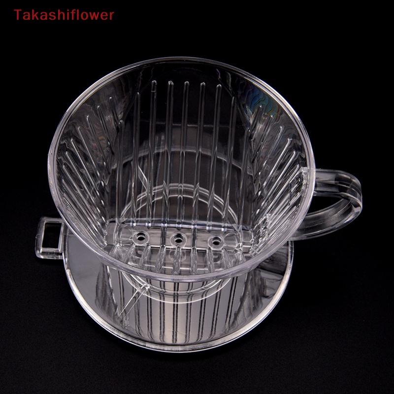 Cốc Lọc Cà Phê Nhỏ Giọt Bằng Nhựa Trong Suốt Có Thể Tái Sử Dụng