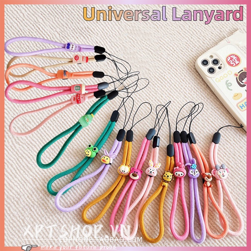 Dây Đeo Cổ Tay Bằng Nylon Họa Tiết Hoạt Hình Dễ Thương Chống Rơi Tiện Dụng