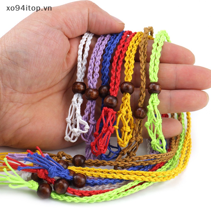 1 Cuộn Vòng cổ Bằng Đá Rỗng Có Thể Điều Chỉnh DIY