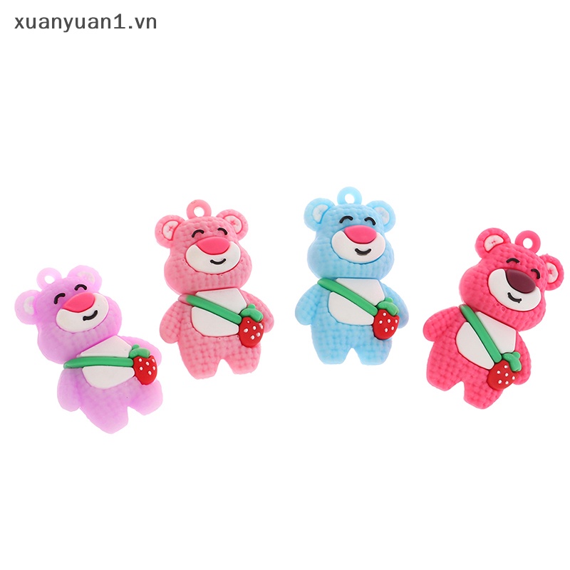 1 Móc Khóa Hình Gấu Nhồi Bông Đáng Yêu