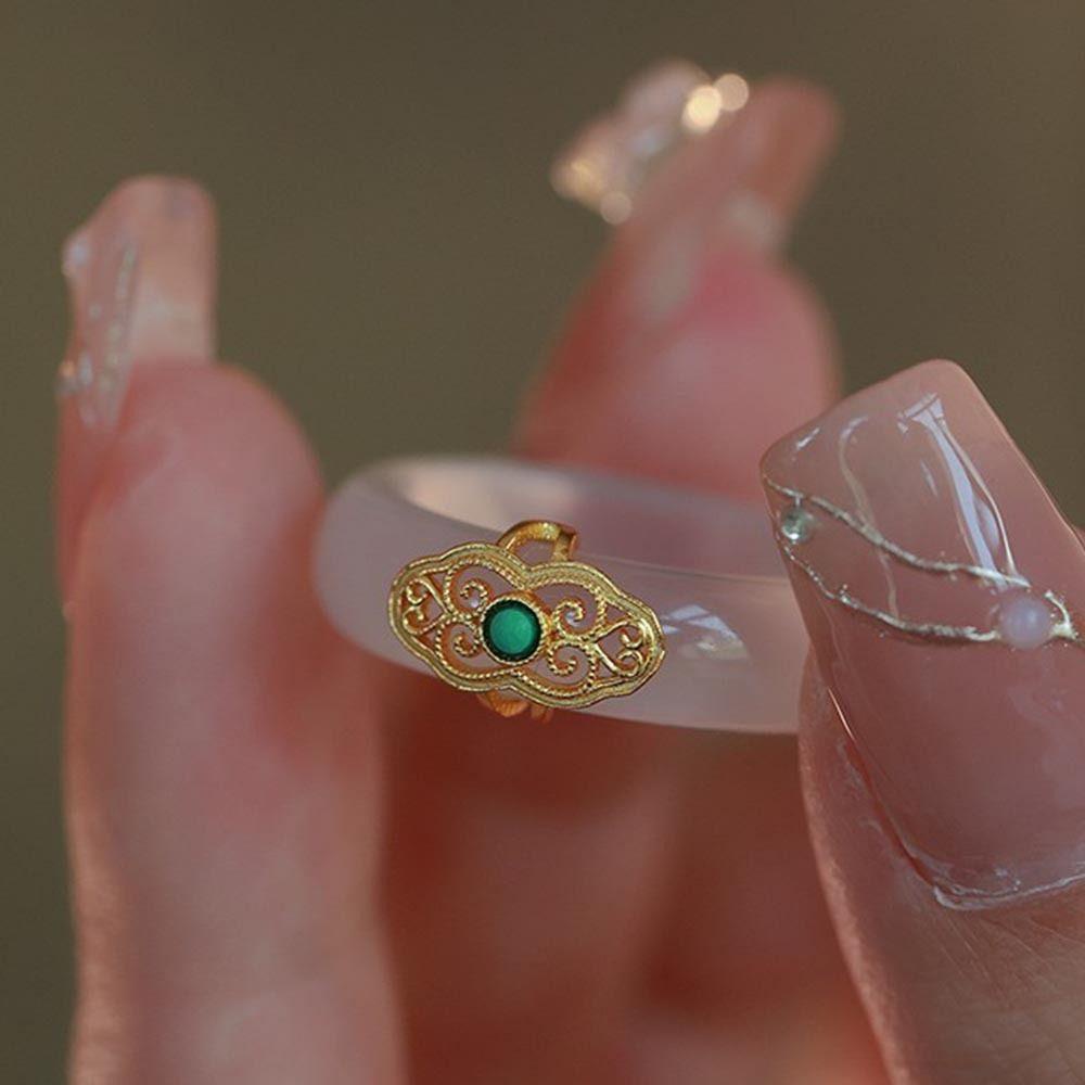 Nhẫn Đeo Ngón Tay Hình Đám Mây Phong Cách Trung Hoa Cho Nam Và Nữ