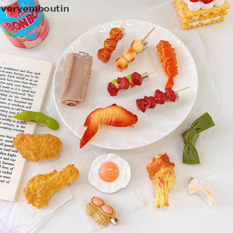 Kẹp Tóc Hình Trái Trứng Hấp Mềm Mại Vui Nhộn Cho Bé Gái