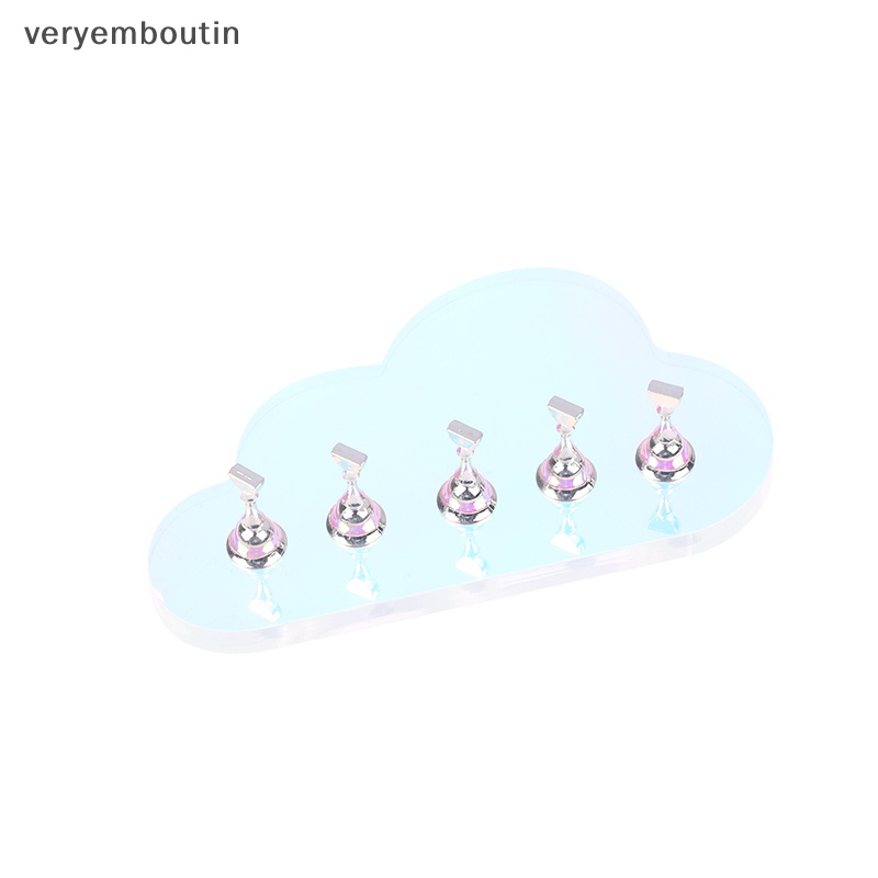 Giá Đỡ Trưng Bày Móng Tay Giả Hình Đám Mây Bằng Acrylic