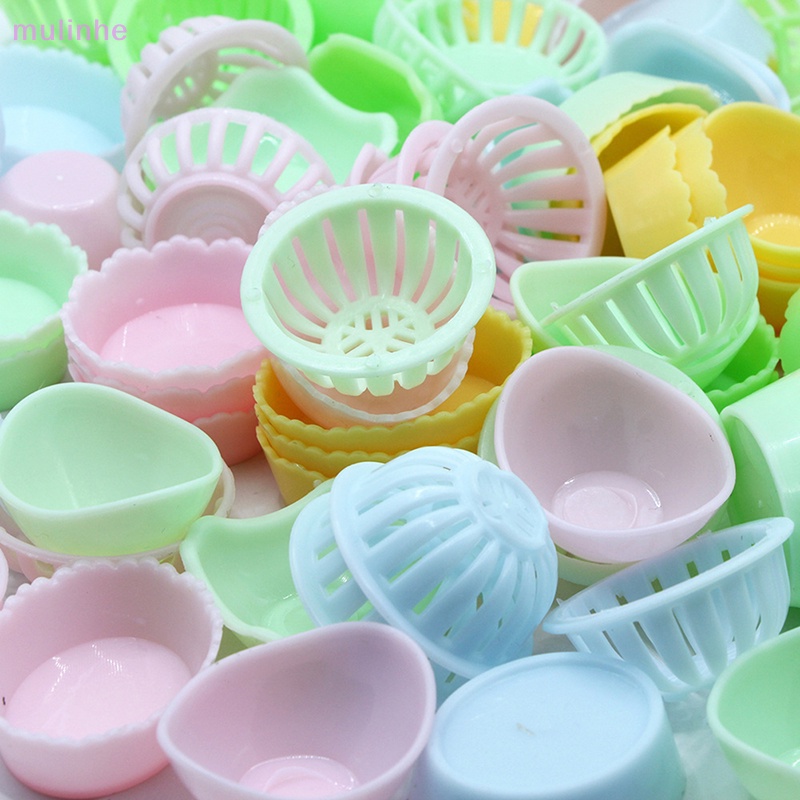 Set 5 Rổ Đựng Trái Cây / Rau Củ Quả Mini Trang Trí Nhà Búp Bê