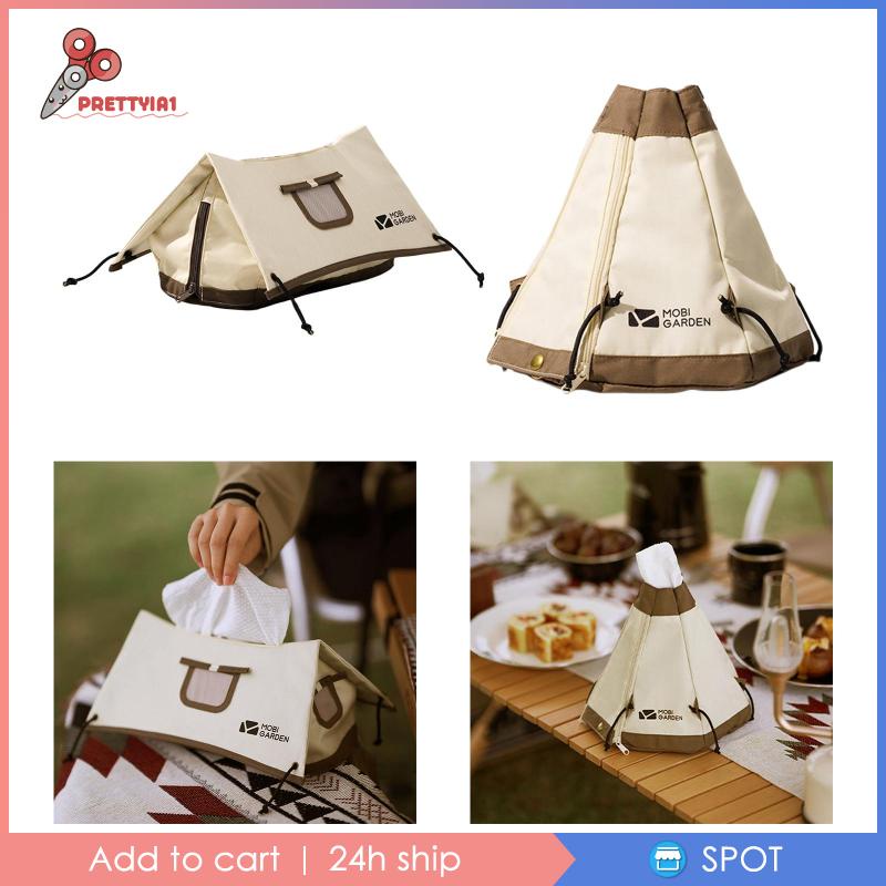 [Prettyia1] Hộp Đựng Khăn Giấy Chống Thấm Nước Di Động Cho Phòng Ăn / Phòng Ăn / Phương Tiện Giao