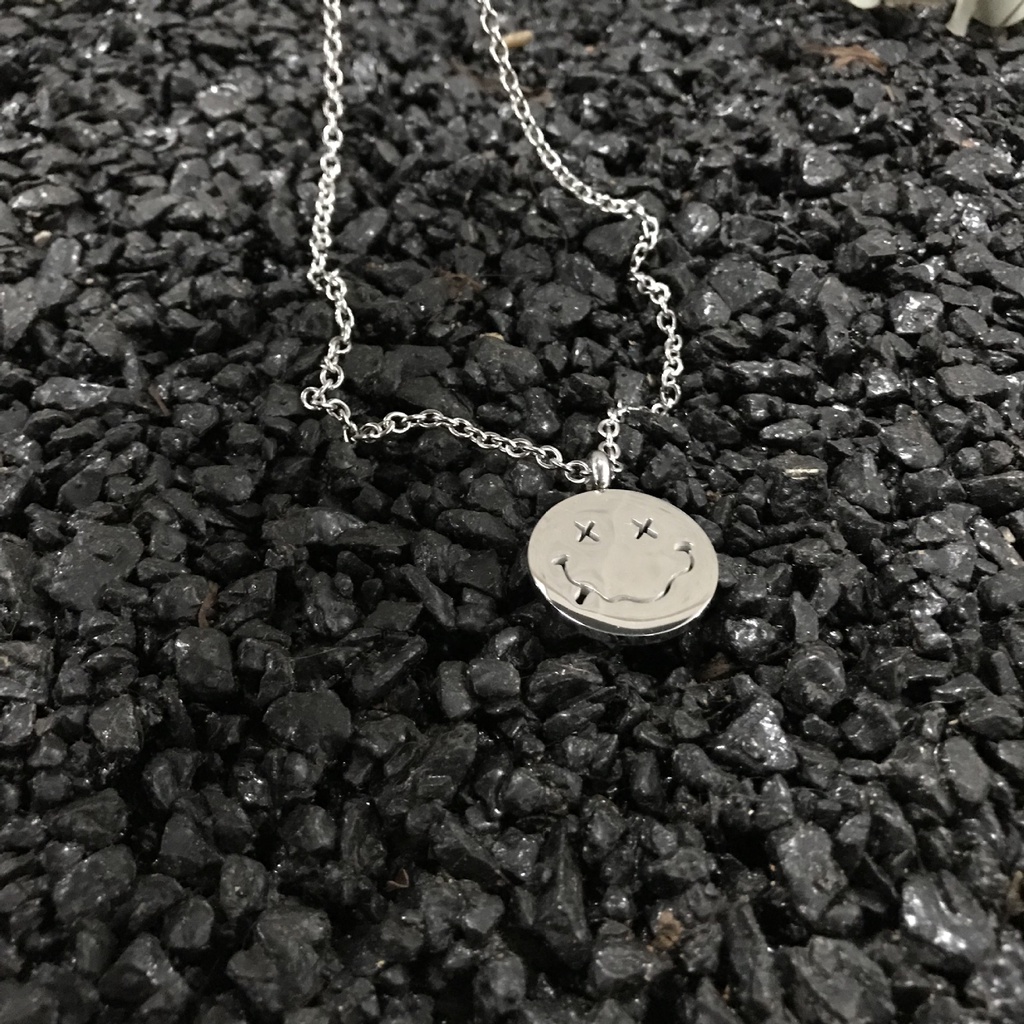 Vòng cổ Mặt Cười Thời Trang Hip Hop Harajuku Đơn Giản Cá Tính