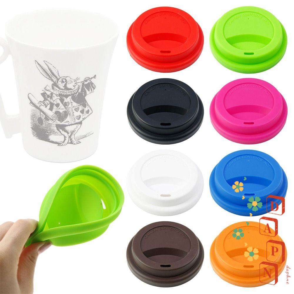 Bộ 2 Nắp Đậy Cốc Nước / Trà / Cà Phê / Sữa Chịu Nhiệt Kích Thước 9.5cm Thông Dụng