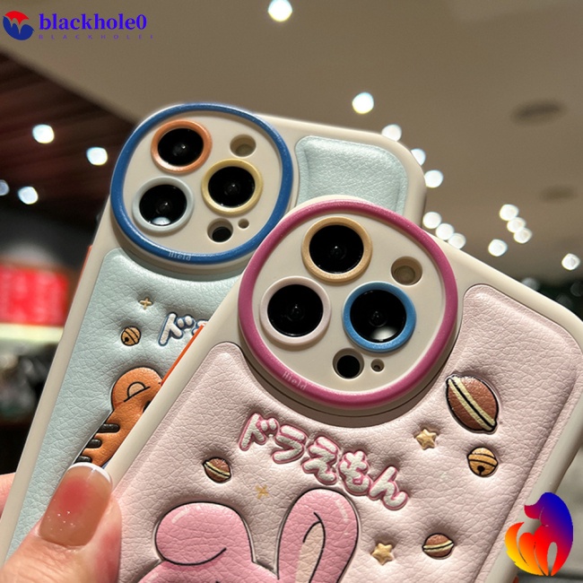 Ốp Điện Thoại Mềm Hình Doraemon Cho Iphone 14 13 12 11