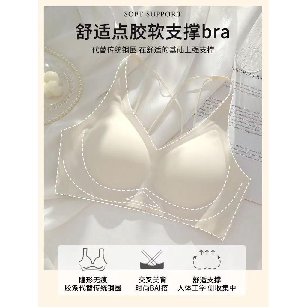 Áo Lót Thể Thao Nâng Ngực Không Gọng Không Đường May Thiết Kế Mỏng Thoải Mái Thời Trang Mùa Hè Cho Nữ