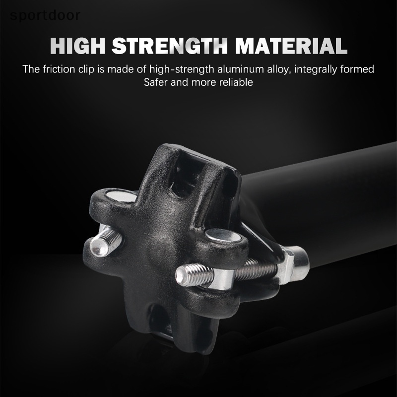 Trục Gắn Yên Xe Đạp Leo Núi Màu Đen Nhám 350mm / 400mm Dài 27.2 / 30.8 / 31.6mm Bằng Sợi Carbon