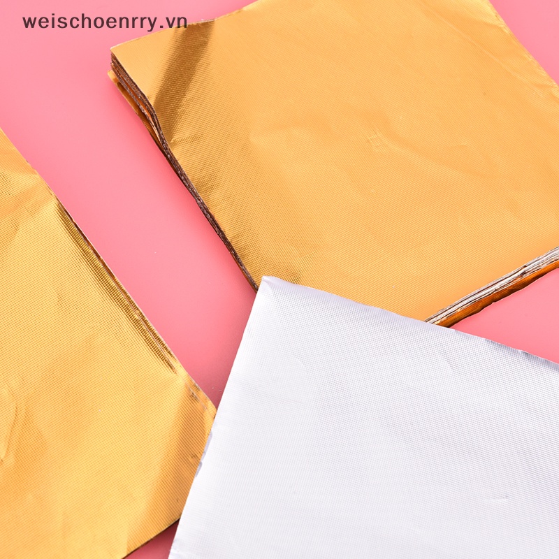 Set 100 Giấy Thiếc Mạ Vàng Dùng Gói Bánh Kẹo Tiện Dụng