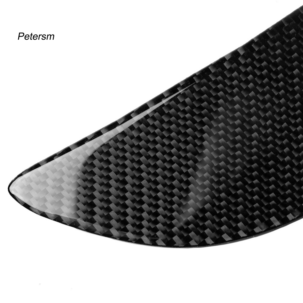 1 Cặp Đề Can Dán Đèn Sương Mù Bằng Sợi Carbon Chống Nước Thông Dụng Cho Honda Fit / Jazz 2014-2018