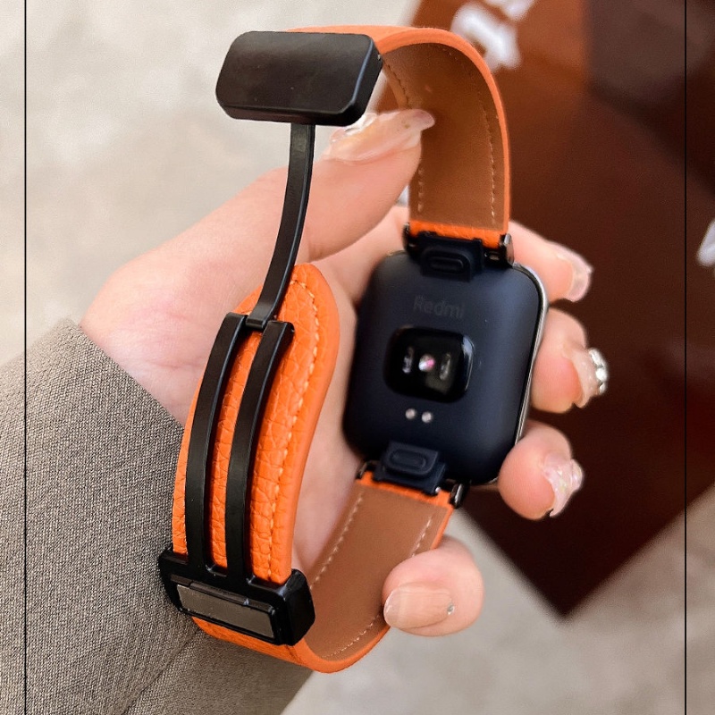 Dây Đeo Bằng Da Có Khóa Cho Đồng Hồ Thông Minh Redmi Watch 3 2 Lite / Mi Watch Lite