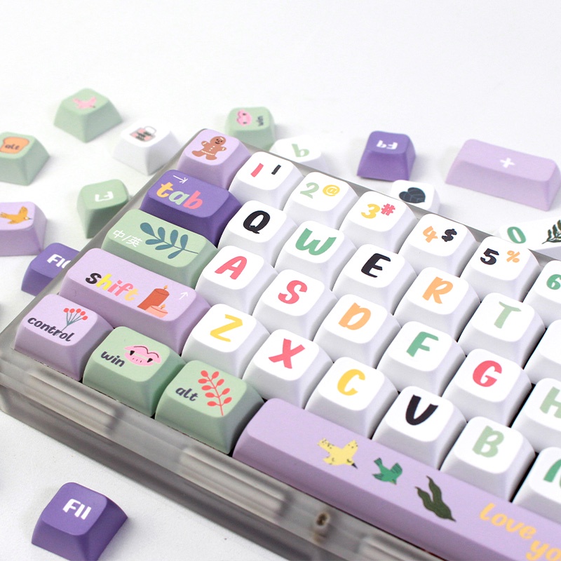 Midsummer Keycaps Colorful  Nắp Đậy Phím Nhiều Màu Sắc XDA PBT