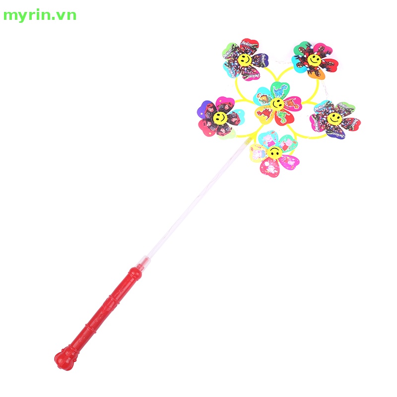 Set 6 Chong Chóng Gió Đồ Chơi Có Đèn Led Độc Đáo