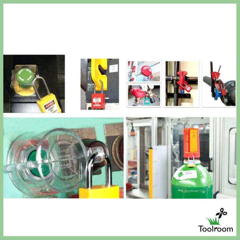 Ổ Khóa Cách Ly An Toàn Bằng Thép Không Gỉ Gồm 7 Màu Tùy Chọn