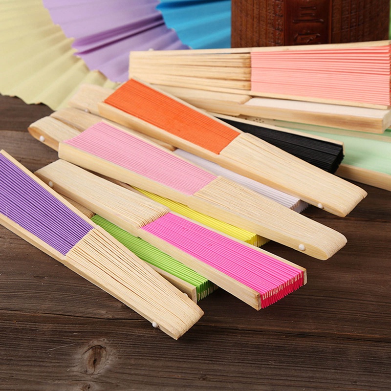 Quạt Giấy Gấp Làm Thủ Công diy Cho Fan Hâm Mộ Mùa Hè
