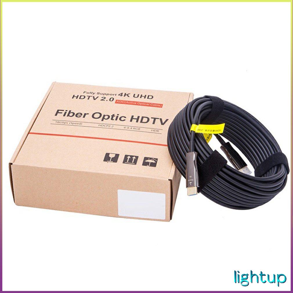 Cáp Quang 20M Dữ Liệu Sợi Tương Thích Hdmi Hỗ Trợ Dây Độ Nét Cao 2.0 4K@60Hz BB