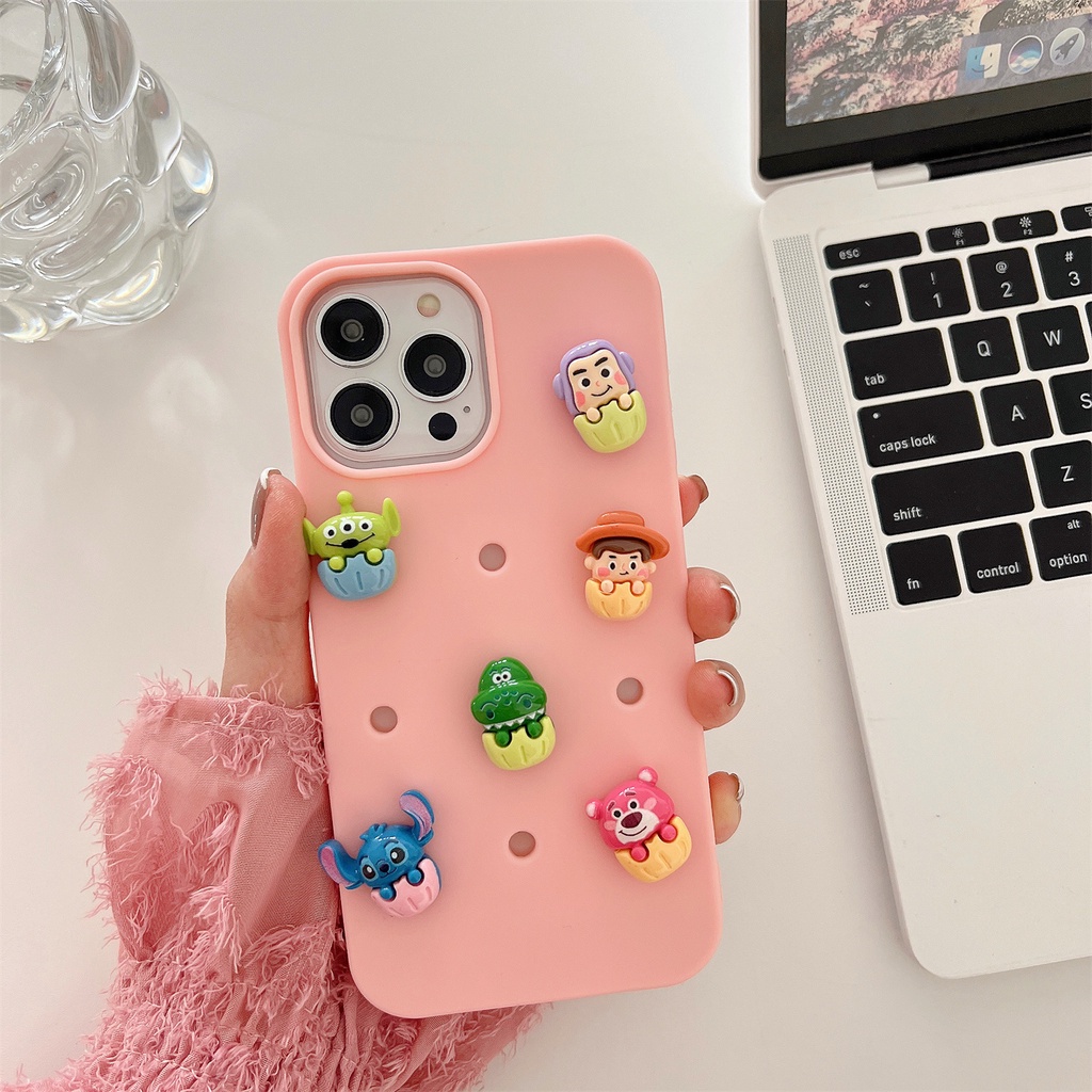 Ốp Điện Thoại Tpu Dẻo Họa Tiết Hoạt Hình Toy Story 3D Dễ Thương Cho iPhone 14 13 12 11 Pro Max