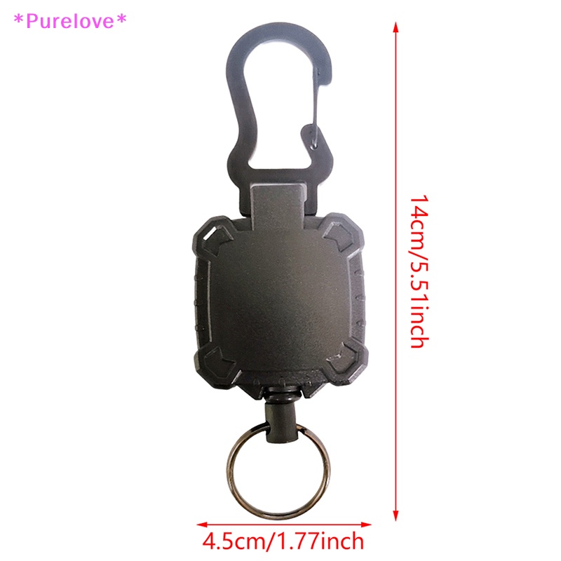 1 Móc Chìa Khóa Bằng Thép Không Gỉ Có Thể Thu Gọn Tiện Dụng Mới