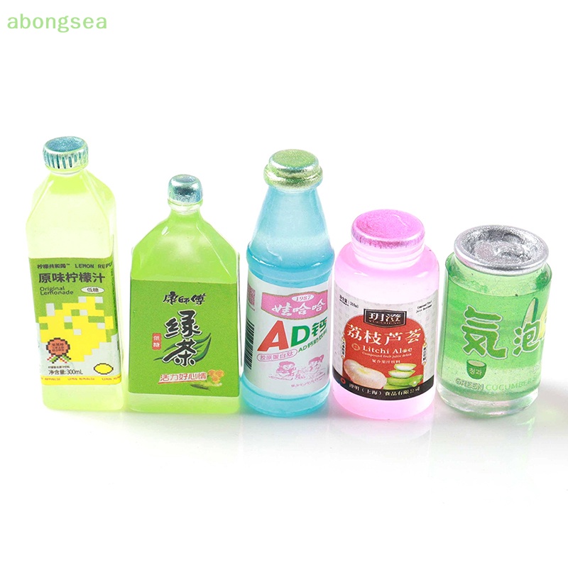 Abongsea Set 3 Mô Hình Đồ Chơi Chai Rượu Mini Bằng Nhựa Resin Phát Sáng Trong Đêm Trang Trí Điện Thoại
