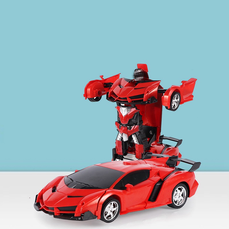 Đồ Chơi Xe Biến Hình Robot Điều Khiển Từ Xa Cho Bé Trai
