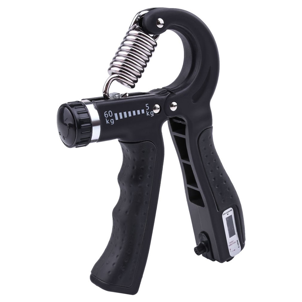 Hand Grip Strengthener Adjustable Resistance 5-60 Kg Forearm Exerciser Grips Strength Trainer Athletes Muscle Building Tool [Q/12]