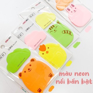 Sticky Note Cloud Pet Neon Deli Nhà Cam