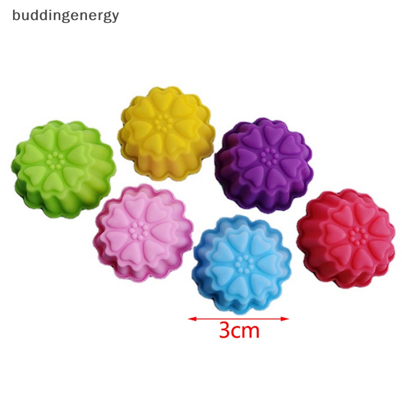 Set 10 Khuôn Silicone 3cm Dùng Để Làm Bánh Cupcake Tiện Dụng