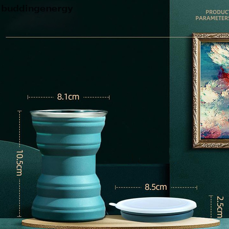 Cốc Uống Cà Phê Silicone 320ml Thiết Kế Gấp Gọn Tiện Dụng