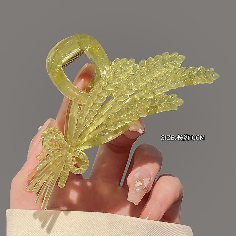 Kẹp Tóc Đuôi Ngựa Cỡ Lớn Hình Lúa Mì 2023