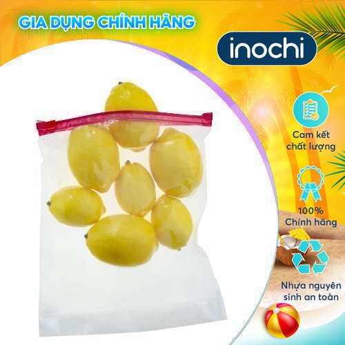 Túi zipper đa năng Inochi - Shinshen 1L (có khóa kéo loại đáy mở rộng)