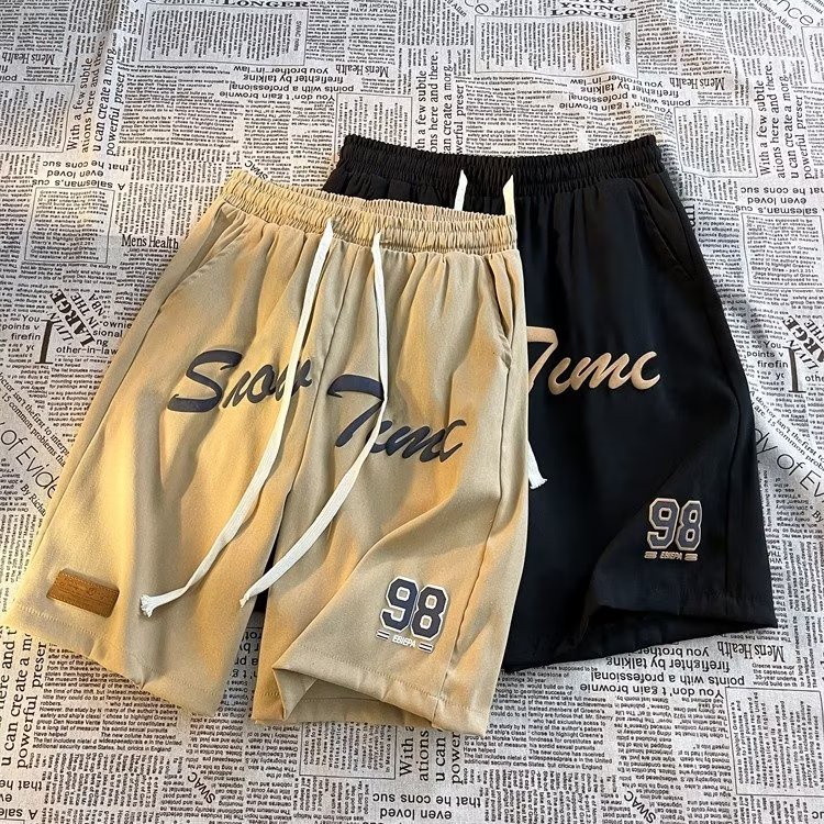 Quần ngắn ống rộng Phong Cách Đường Phố Mỹ Cá Tính Dành Cho Nam