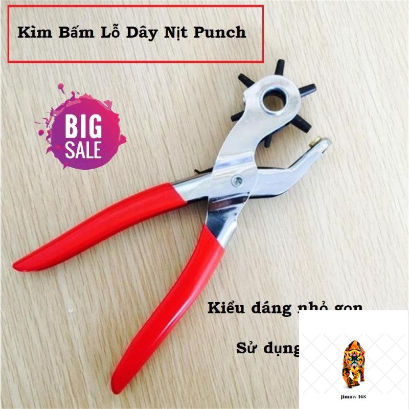 hót... Kiềm bấm lỗ da dây nịt ( jimmychan168 )