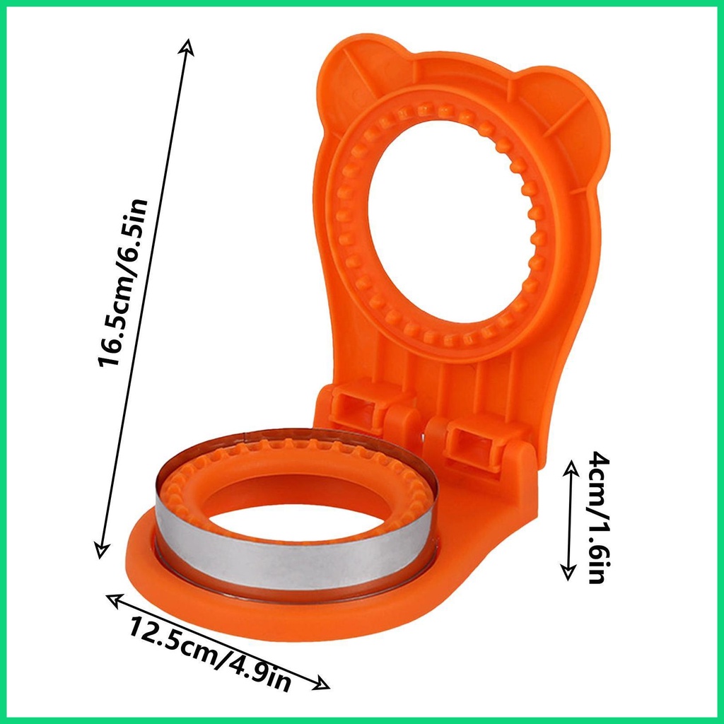 Khuôn Làm Bánh Sandwich Bằng Thép Không Gỉ DIY Cho Bé