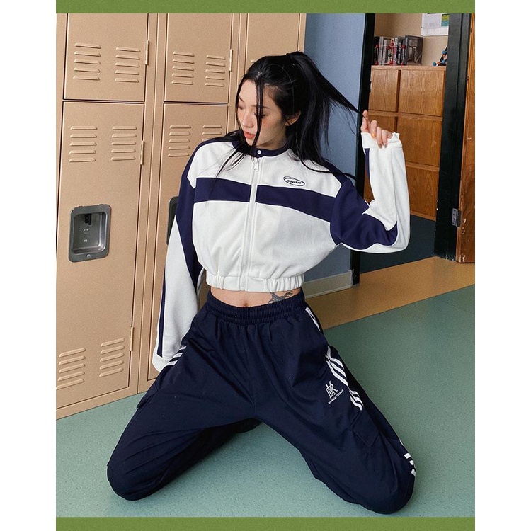 Áo Khoác Bóng Chày Tay Dài Dáng Rộng In Họa Tiết Thời Trang Dành Cho Nữ