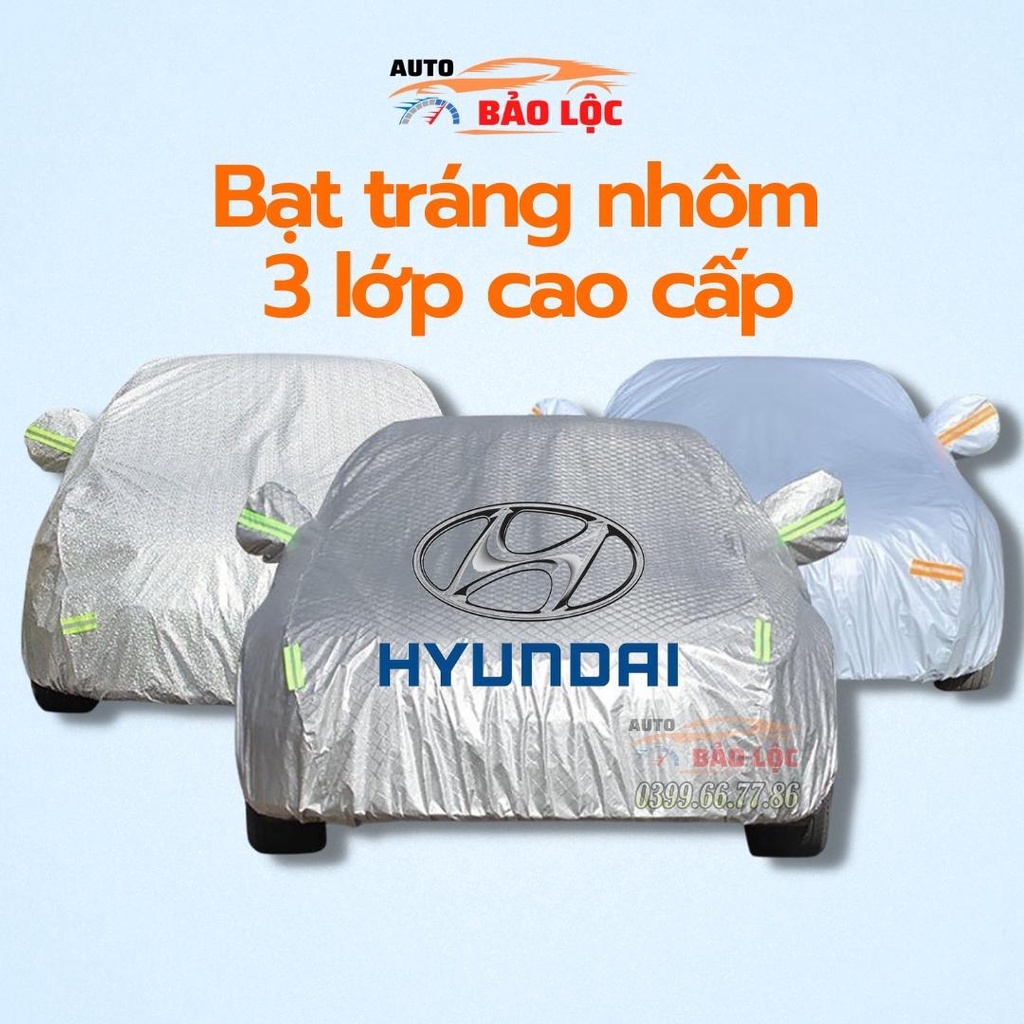 Bạt Phủ Xe Ô Tô Hyundai I10, I20, I30, Accent, Santafe, Tucson, Kona, Getz, Avante, Elantra, Sonata - Auto Bảo Lộc