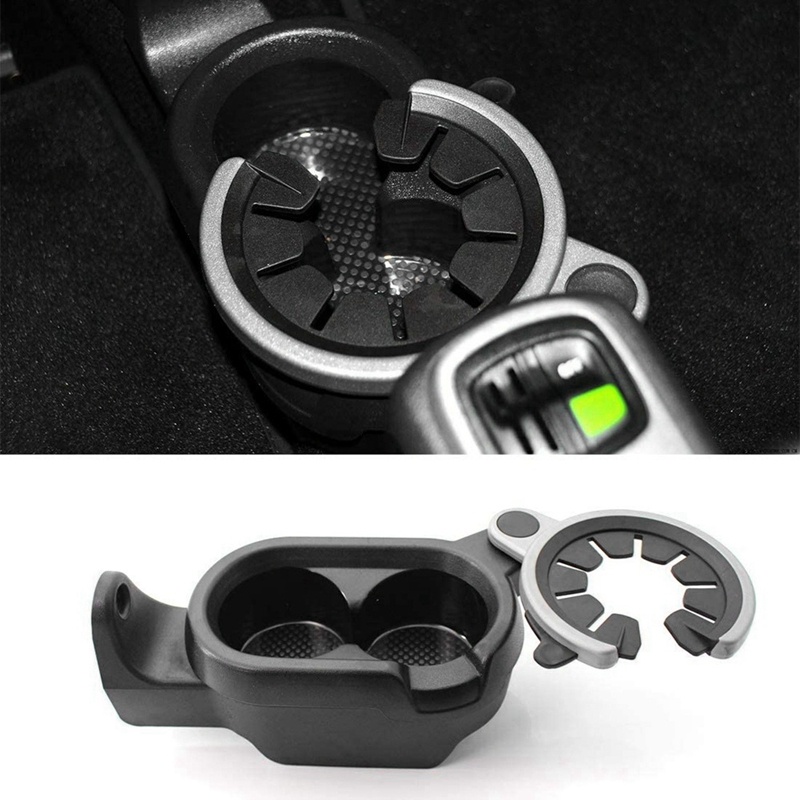 Giá đỡ cốc đựng tiền xu trên ô tô hai lỗ cho Benz Smart FORTWO 451 2007-2015 Hộp lưu trữ bảng điều khiển trung tâm, A4518100370