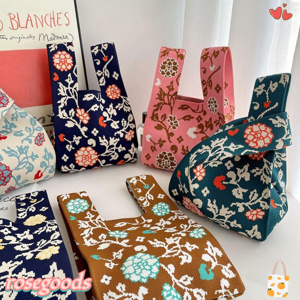 Túi Đeo Chéo Mini Đan Len Thời Trang Hàn Cho Nữ