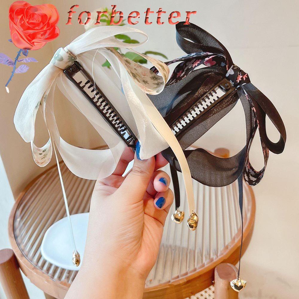 Kẹp Tóc Đuôi Ngựa Hình Nơ Phong Cách Vintage Thanh Lịch Cho Nữ Giá Đỡ