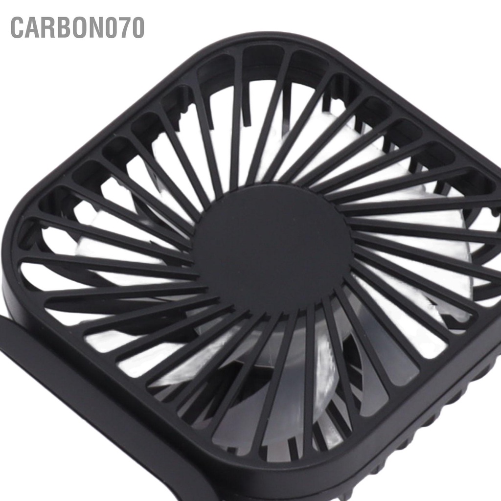 Carbon070 Quạt Di Động Nhẹ Bền Điều Chỉnh 3 Tốc Độ Sạc USB Cho Phòng Ngủ Gia Đình Văn