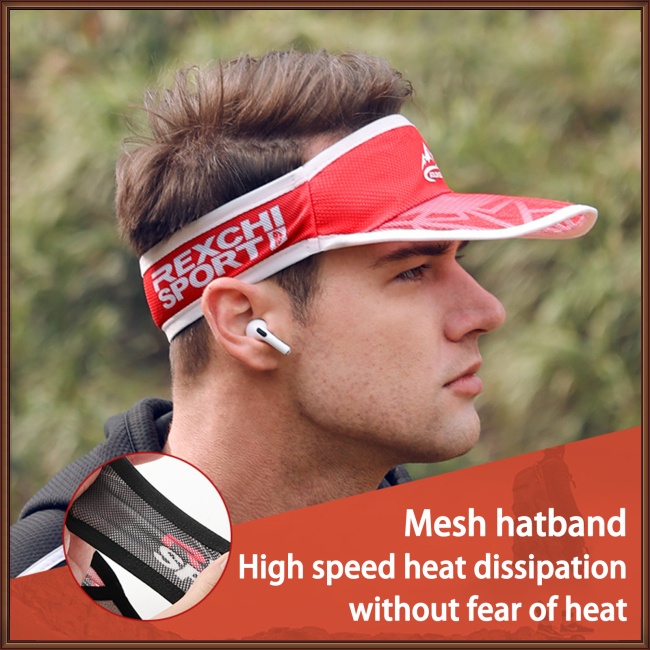 Mũ Lưỡi Trai Hở Chóp Thấm Hút Mồ Hôi Thoáng Khí Nhanh Khô Thời Trang Mùa Hè Cho Nam Và Nữ