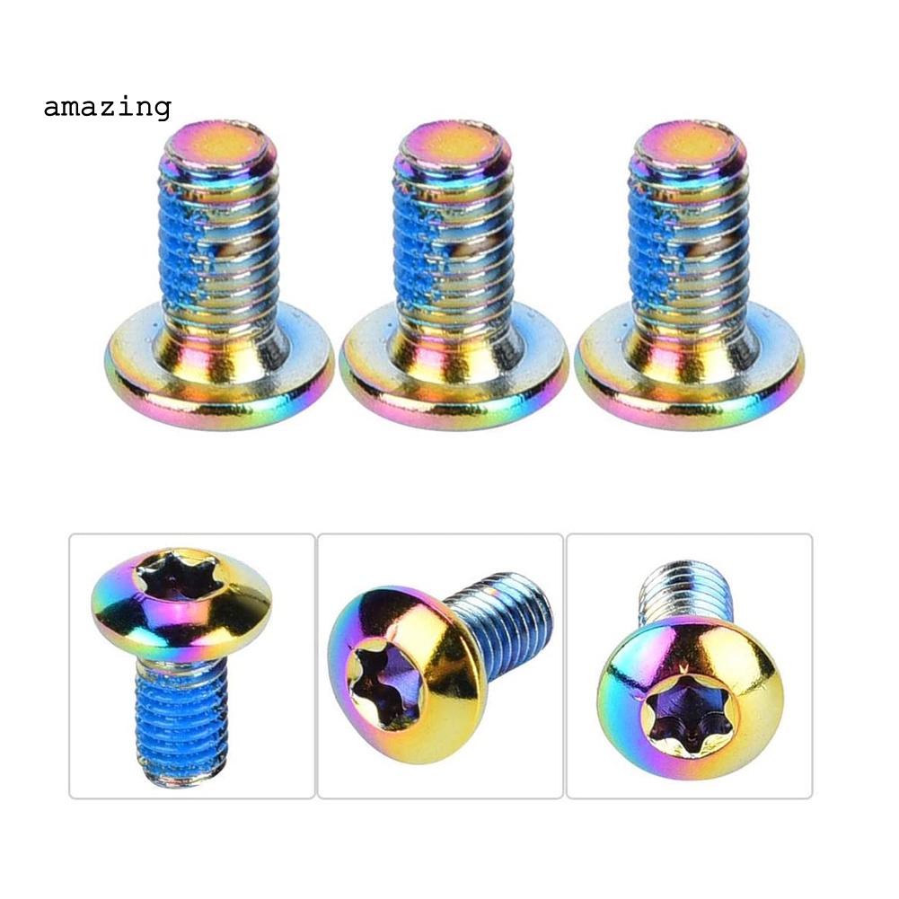 Bộ 12 Ốc Vít M5x11.5 Cho Đĩa Phanh Xe Đạp Địa Hình MTB T25 Torx