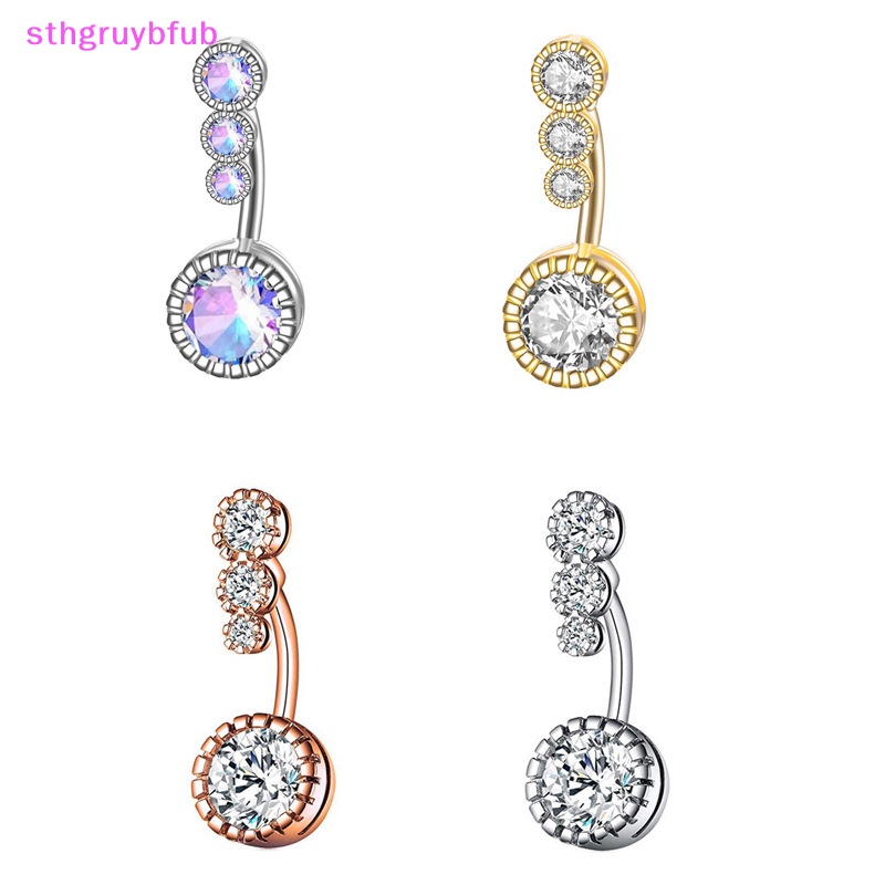 Khuyên Rốn Đính Đá Zircon Thời Trang Cho Nữ