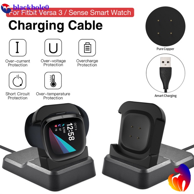 Đế Sạc Tròn Cổng Usb Cho Đồng Hồ Thông Minh Fitbit Versa4 / Versa3