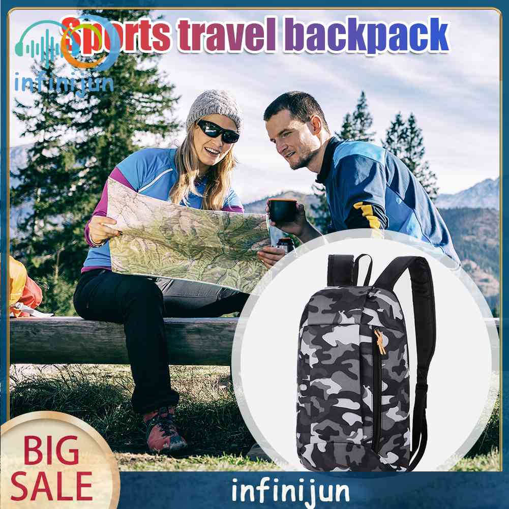 Ba Lô Leo Núi Dung Tích 10L Chống Thấm Nước Hoạ Tiết Lính Cho Nam Và