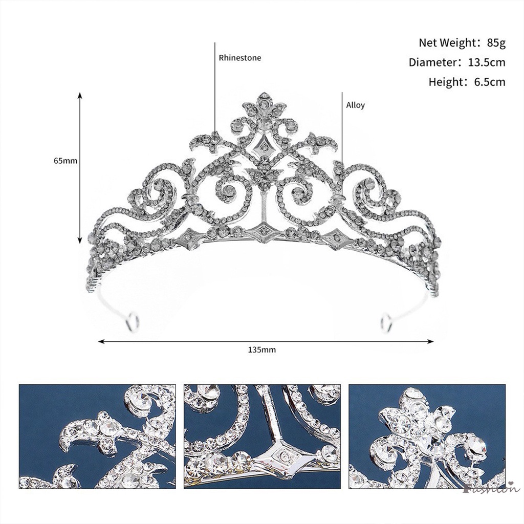 Vương Miện Công Chúa Đính Đá Lấp Lánh