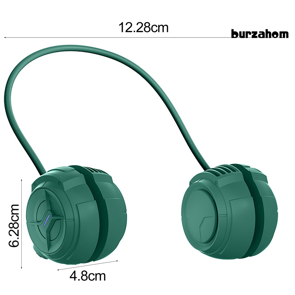 1 Bộ Quạt Treo Cổ Không Cánh 3 Tốc Độ Gió Tiếng Ồn Thấp 7 Màu Sắc Tùy Chỉnh Tiện Dụng