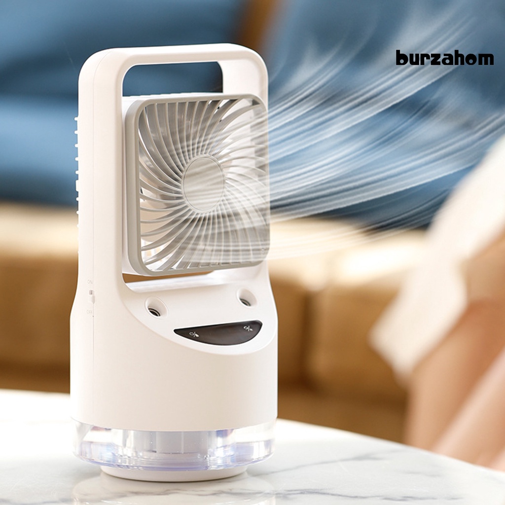 Quạt Điều Hòa Không Khí 4000mAh 3 Tốc Độ Đầu Lắc Có Màn Hình LED Mini Có Thể Điều Chỉnh Và Sạc Lại Cho Gia Đình