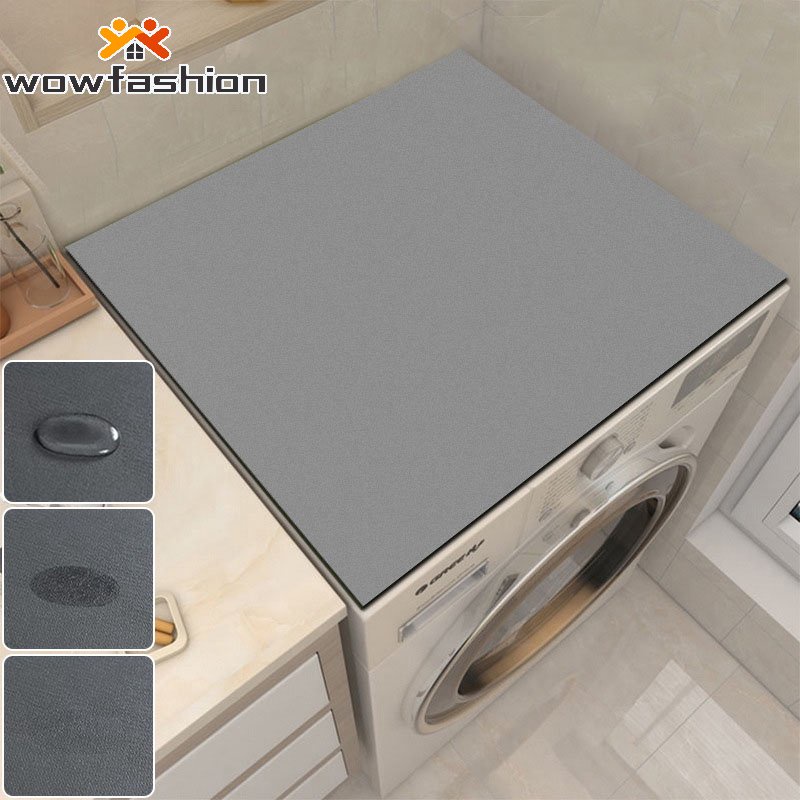 Vỏ Bọc Máy Giặt Màu Trơn Chống Bụi Bẩn / Dầu Đa Năng Tiện Dụng Trang Trí Nhà Tắm
